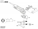 Bosch 3 601 G9G 100 Gws 17-125 Cix Angle Grinder 230 V / Eu Spare Parts
